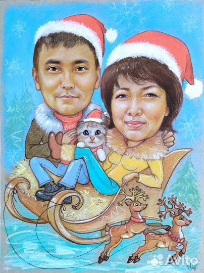 Портреты и шаржи на заказ