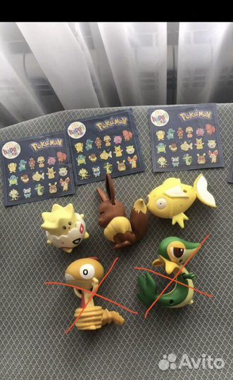 Игрушки из макдональдса покемон