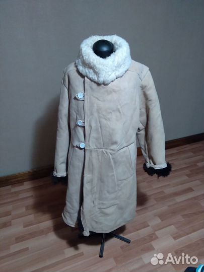 Тулуп из овчины армейский