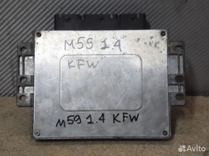 Блок управления двигателем (эбу) ситроен/пежо