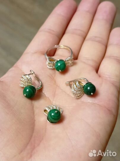 Серьги серебро