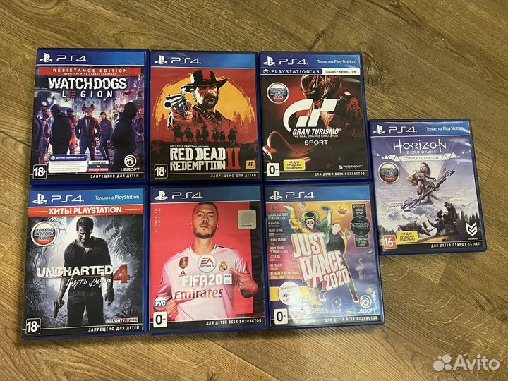 Игры диски ps4