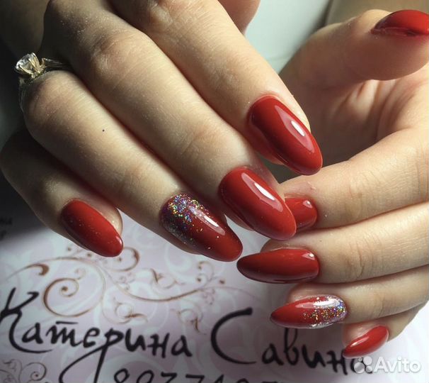 Маникюр, гель лак, наращивание