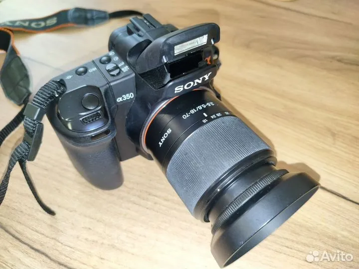 Зеркальный фотоаппарат sony alpha 350