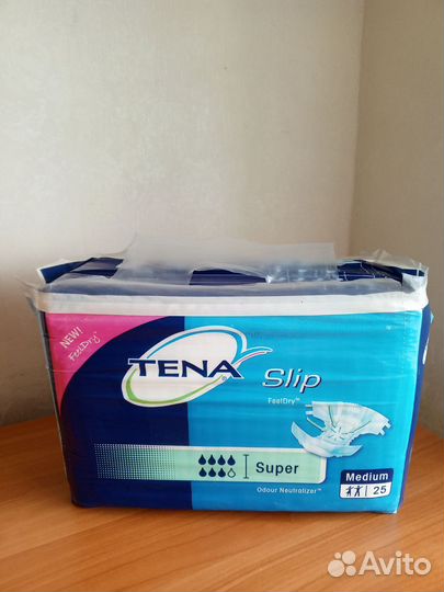 Подгузники для взрослых tena super m просроченные