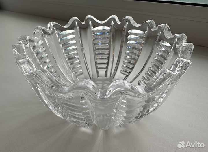 Салатник хрустальный винтаж СССР