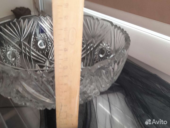 Ваза хрустальная большая СССР