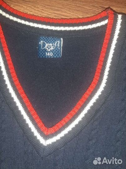 Жилетка для мальчика школьная 140