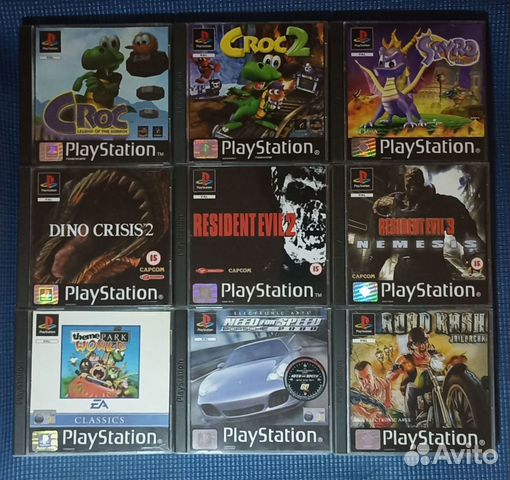 Лицензионные игры PS1, PS2, Dreamcast, Xbox