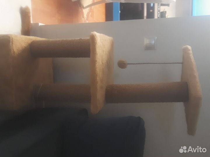 Когтеточка домик для кошки бу