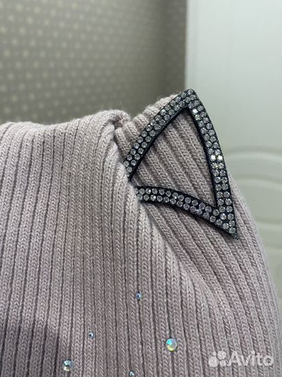 Шапочка женская теплая демисезонная