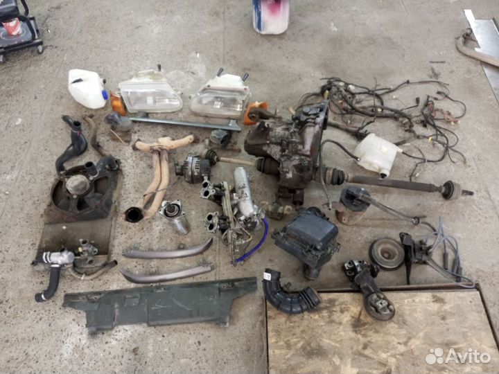 В разборе ваз 2115, запчасти ваз
