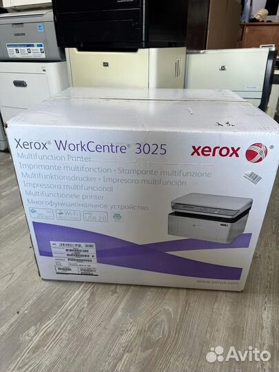 Новое Лазерное мфу Xerox WC 3025 с wifi