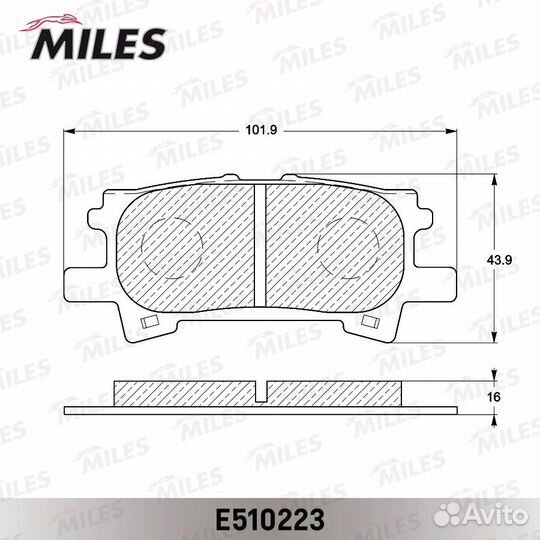 Колодки тормозные lexus RX300/RX330/RX350 0308/RX4