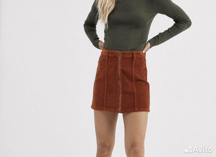 Юбка вельветовая ASOS размер S