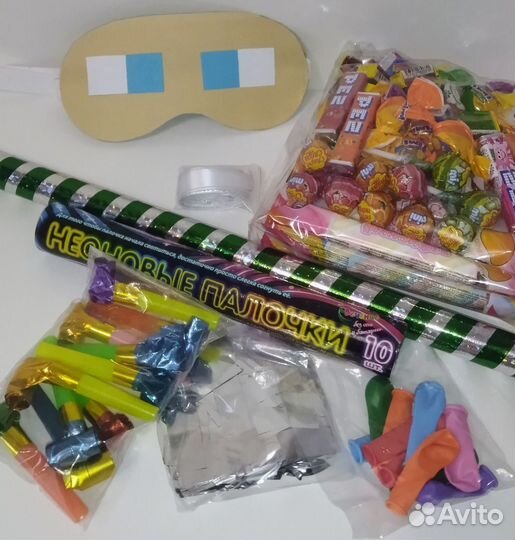 Пиньята с наполнением Майнкрафт