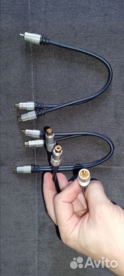 Шнур-переходник Luxmann штекер RCA - 2RCA