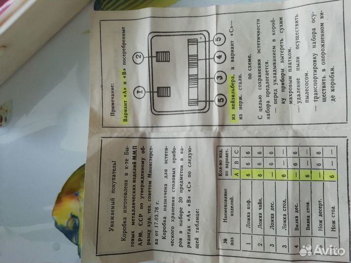 Столовые приборы из мельхиора из СССР