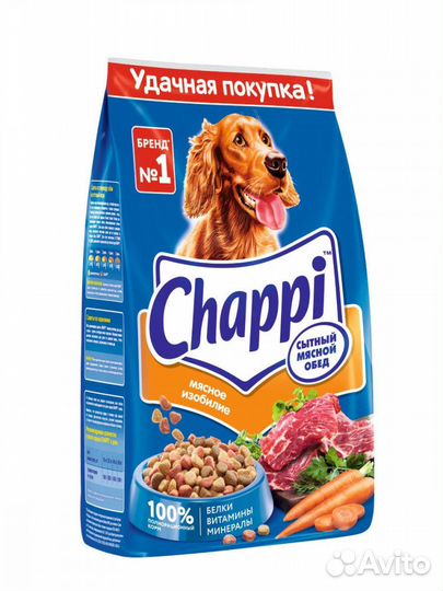 Сухой корм для собак чаппи 15 кг