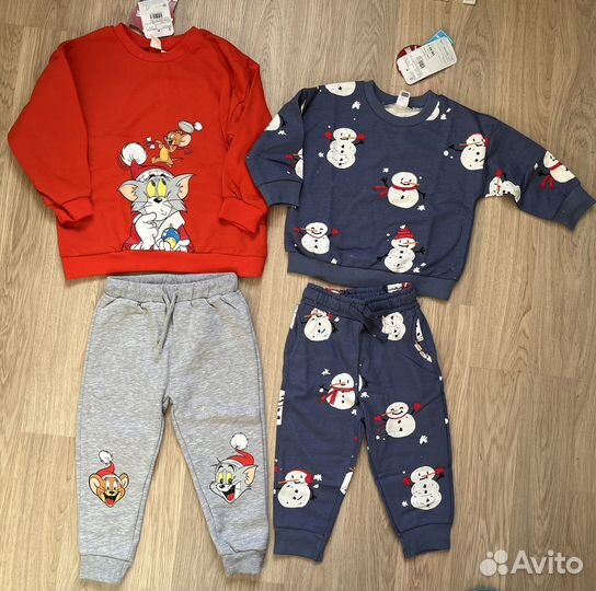 Фирменные новогодние вещи 80-110