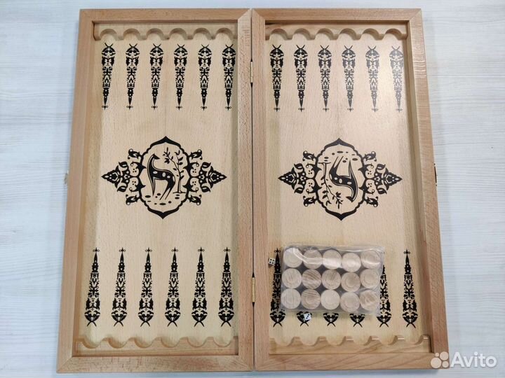 Нарды из бука большие 60 см