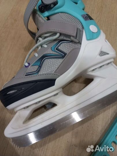 Коньки детские раздвижные 32-35 размер