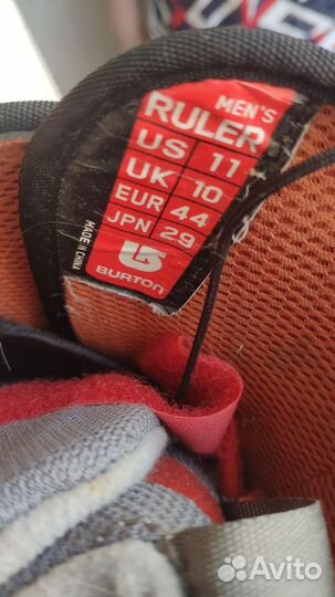 Сноубордические ботинки burton ruler