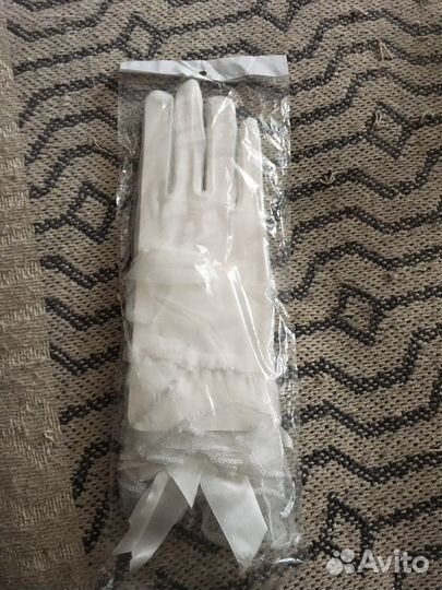 Перчатки свадебные