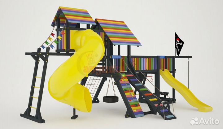 Детская площадка Савушка 8 (black)