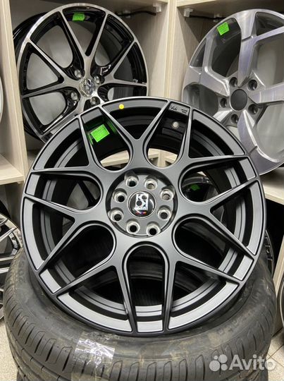 Koko спорт стиль чёрный мат r17 4*100/4*114.3
