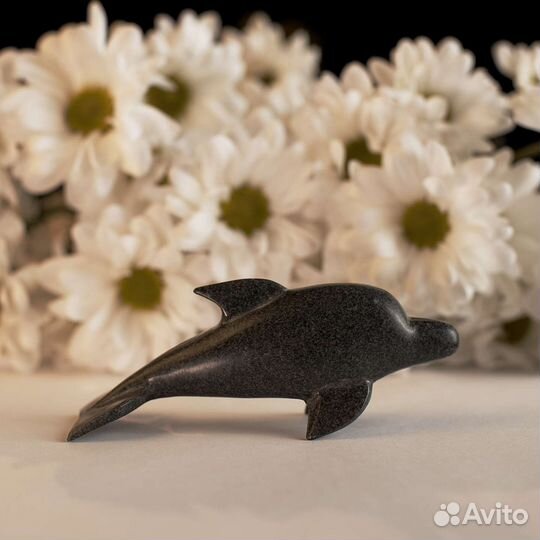 Сувенир статуэтка Дельфин из натурального камня