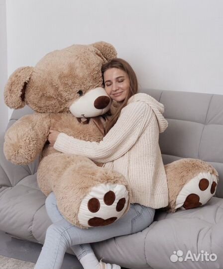Плюшевый медведь большой маленький гигантский