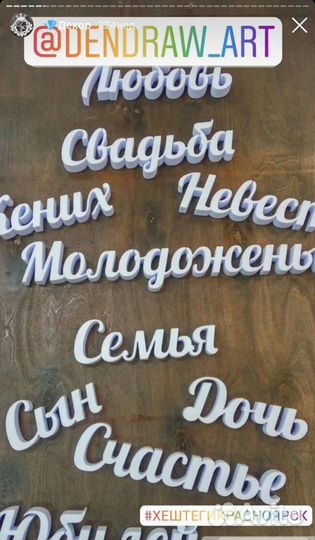 Буквы цифры из пенопласта