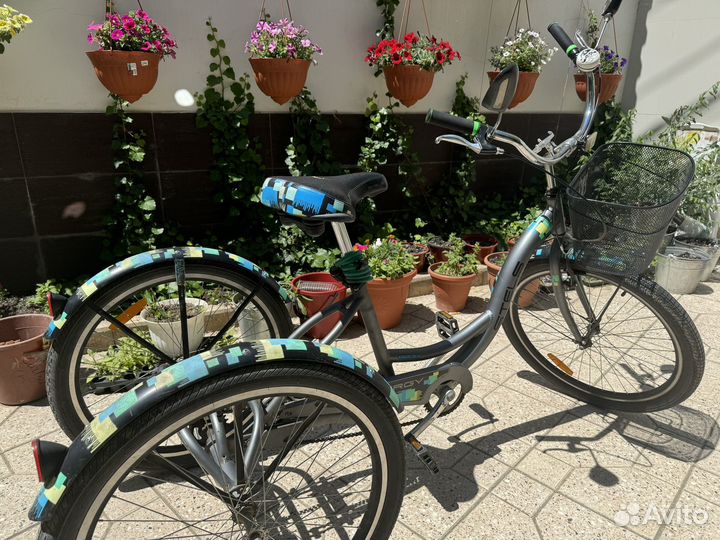 Велосипет взрослый трехколесный Stels