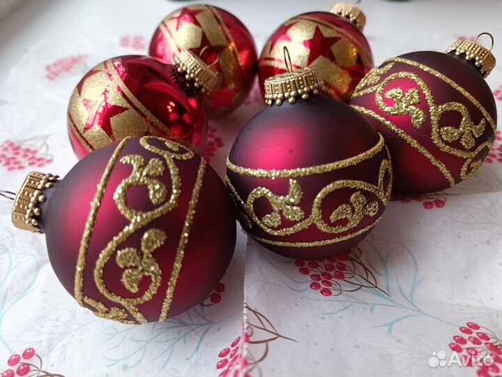 Ёлочные шары стекло