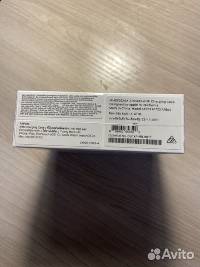 Беспроводные наушники Apple AirPods 1 оригинал