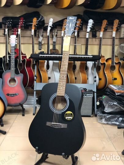 Гитара Cort AD810E-BKS (с подключением) черная