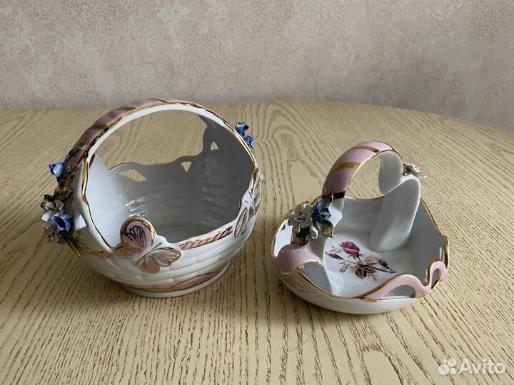 Вазочки фарфоровые ручная работа. Кисловодск