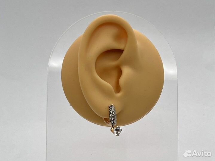 Золотые серьги 585 пробы