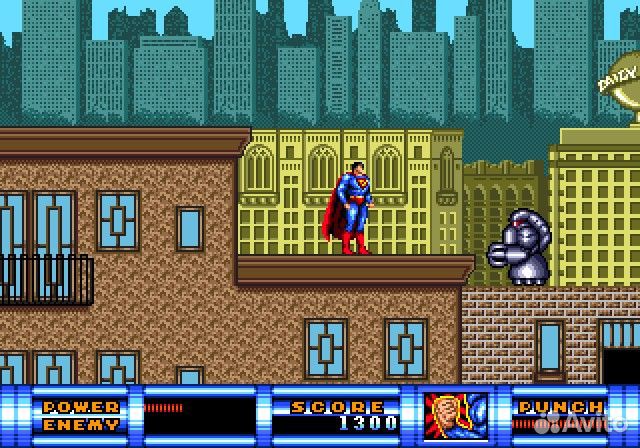 Superman Sega, русские субтитры