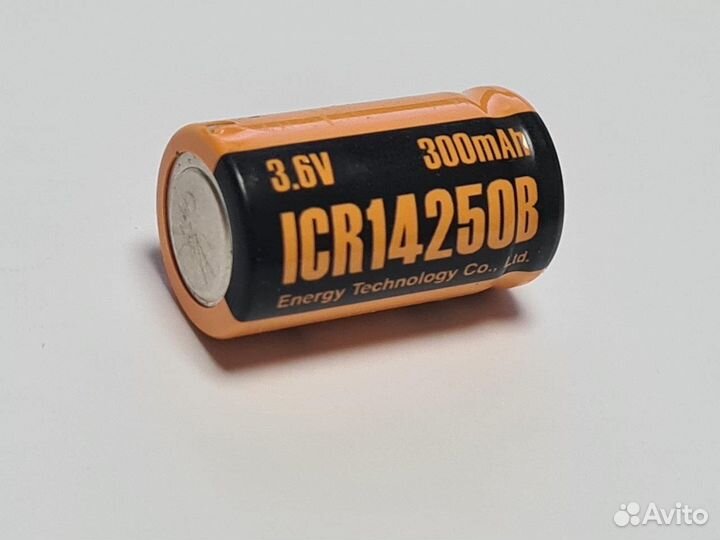 Аккумулятор ET ICR14250B (3.7В, 300мАч, Li-Ion )