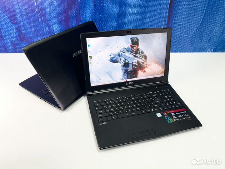 Игровые ноутбуки MSI / Asus на i5 / i7 + GeForce