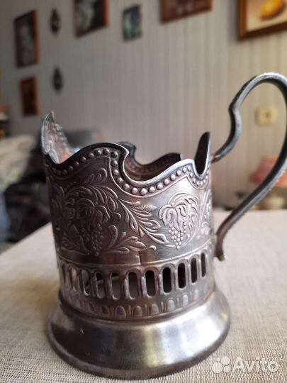 Подстаканники СССР мельхиор космос