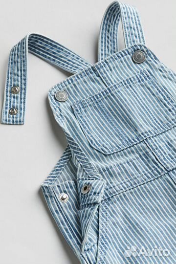 Новый джинсовый комбинезон h&m 68 74