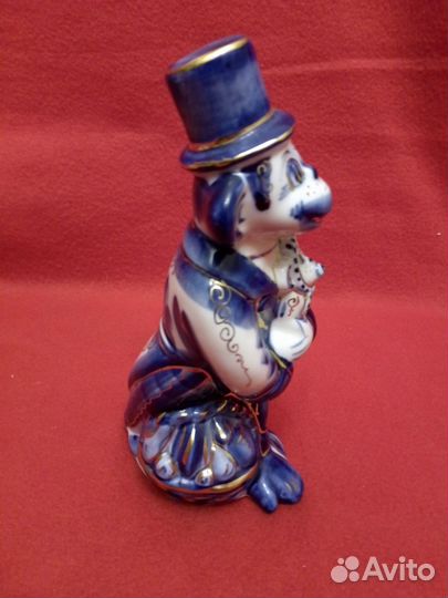Статутка гжель. Обезьяна