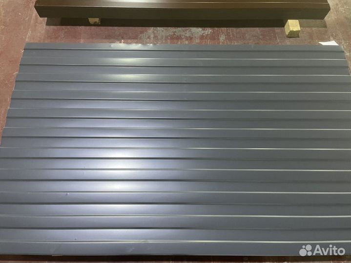 Профлист для забора С8 Ral 7024 (0.35) пф3279