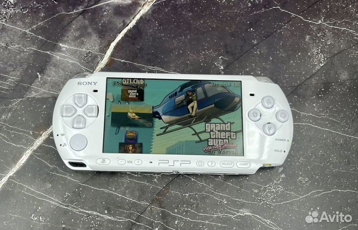Sony PSP slim 3008 White 16gb Новая,комплект,60игр