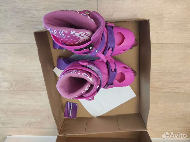 Роликовые коньки детские раздвижные