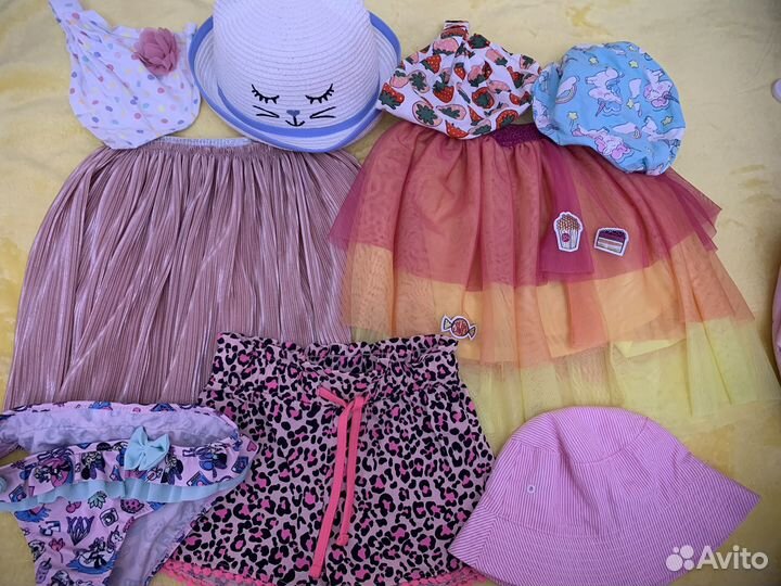 Вещи пакетом на девочку 110 116