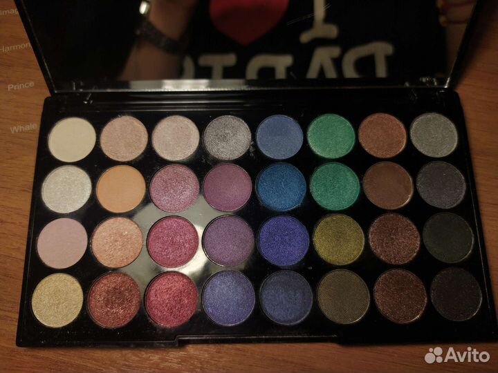 Палитра теней, makeup revolution